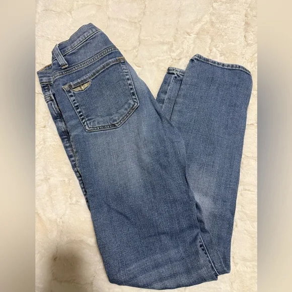 Rock & Republic Distressed Blue Skinny Jeans - Picture 3 of 6